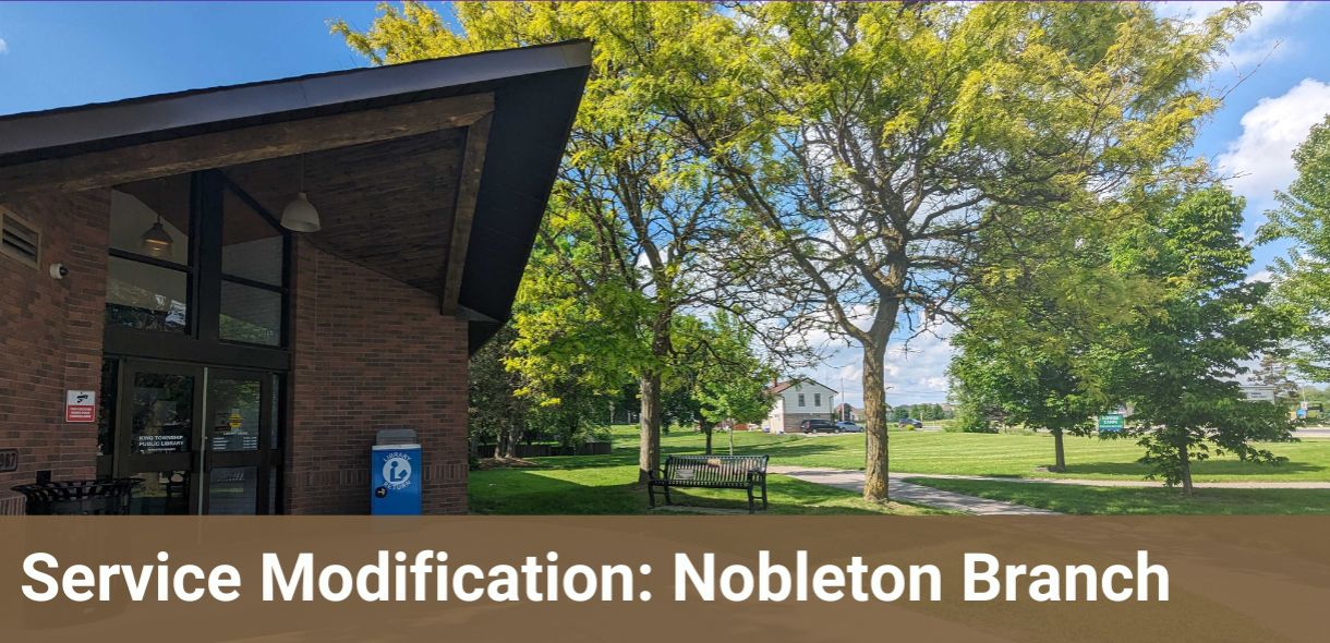 Service Modification: Nobleton Branch